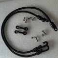 Zcargel Kayak Carry Handles Accessory Set Handle Kit With Elastic Bungee Cord For Canoe Boat Kayaking Surfing Bungee 50cm X 6mm