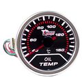 Universal 2 In 52mm Oil Temp Gauge Meter Kit With White Led Display And Red Illuminated Needles For Auto Automotive Truck Boat 