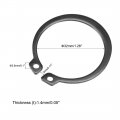 Uxcell 38mm External Circlips C-clip Retaining Shaft Snap Rings 50mn 30pcs