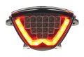 Motodynamic Integrated Sequential Led Tail Lights Smoke Lens For Triumph Daytona 660 2025-2026 