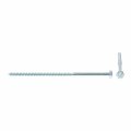 Prime-line Hex Lag Screws 1 4 In X 6 A307 Grade A Zinc Plated Steel 100 Pack