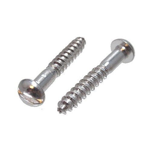 4 X 1 2 Round Head Aluminum Wood Screws Pack Of 12