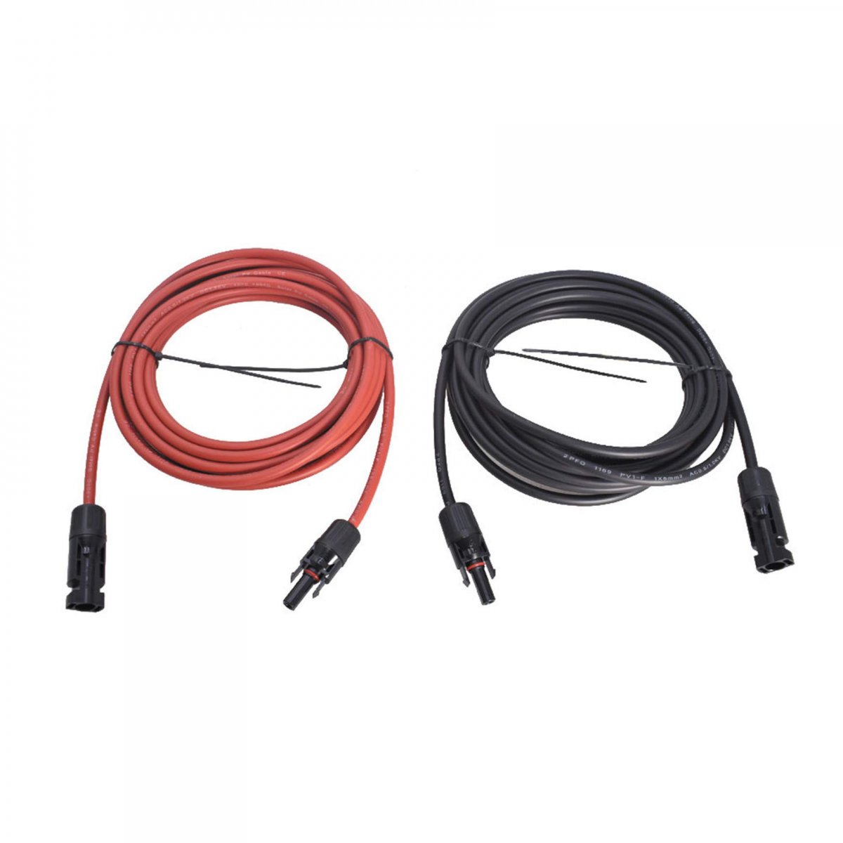 30ft 10awg Black Red 10 Gauge Solar Panel Extension Cable Wire With Female And Male Connector