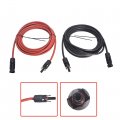 Wflnhb 30ft 10awg Black Red 10 Gauge Solar Panel Extension Cable Wire With Female And Male Connector