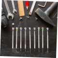 Housoutil 9pcs Watchmakers Tools Screw Repair Tool Kit Watchmaker Small Mini Bracelets Eyeglass Kit Rotary Cutter Blades Strap