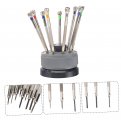 Housoutil 9pcs Watchmakers Tools Screw Repair Tool Kit Watchmaker Small Mini Bracelets Eyeglass Kit Rotary Cutter Blades Strap