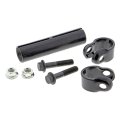 Tie Rod End Adjusting Sleeve For 1990 1991 Chevy Blazer V3500 Black Steel Medium Thread Female Ends Clockwise Right Direction