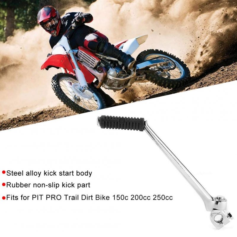 Kickstarter Pitbike-16mm 280mm Starter Lever For Pit Pro Trail Dirt Bike 150c 200cc 250cc Stainless Steel Kick Start