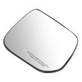 23191161 Passenger Right Side Heated Mirror Glass W Blind Spot Back Plate Compatible With Chevy Colorado Gmc Canyon 15-19