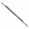 Abn Red Aluminum Sae Standard 1 4in Drive Socket Holder A Tool And Organizer Rail With Clips