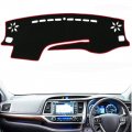 Jiers Car Dashboard Cover For Toyota Highlander Kluger Xu50 2014-2018 Rhd Mat Pad Sunshade Dashpet Car Styling Accessories