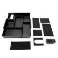 Auto Dynasty Center Console Armrest Storage Box Organizer Tray Compatible With Toyota Tundra 2014 2015 2016 2017 2018 2019