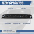 Auto Dynasty Led Rear High Mount 3rd Third Tail Brake Stop Light Cargo Lamp Compatible With Dodge Dakota 97-07 Black Housing