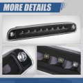 Auto Dynasty Led Rear High Mount 3rd Third Tail Brake Stop Light Cargo Lamp Compatible With Dodge Dakota 97-07 Black Housing