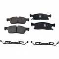 Front Brake Pad Set For Mercedes Benz Ml400 2015 Ceramic Pro Line Series 2 Wheel With Shims And Hardware Part Number 50014550