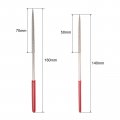 Uxcell 3mm X 140mm 5mm 180mm Round Diamond Needle File 150 Grit For Metal Glass Stone