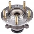 Ocpty New Wheel Hub Bearings Rear Axle 5 Lugs With Abs Compatible For Hyundai Azera Sonata Kia Optima 2011-2017 Oe 512437 Pack