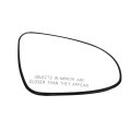 Right Side Mirror Glass For 2014 2019 Toyota Corolla Passenger Without Heat Chrome Convex Rm72107 12pe Adjustable Replacement