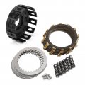 Sfriding Clutch Basket Kit For Yamaha Yfz450 2007-2009 Including Friction Plates Steel Springs Black
