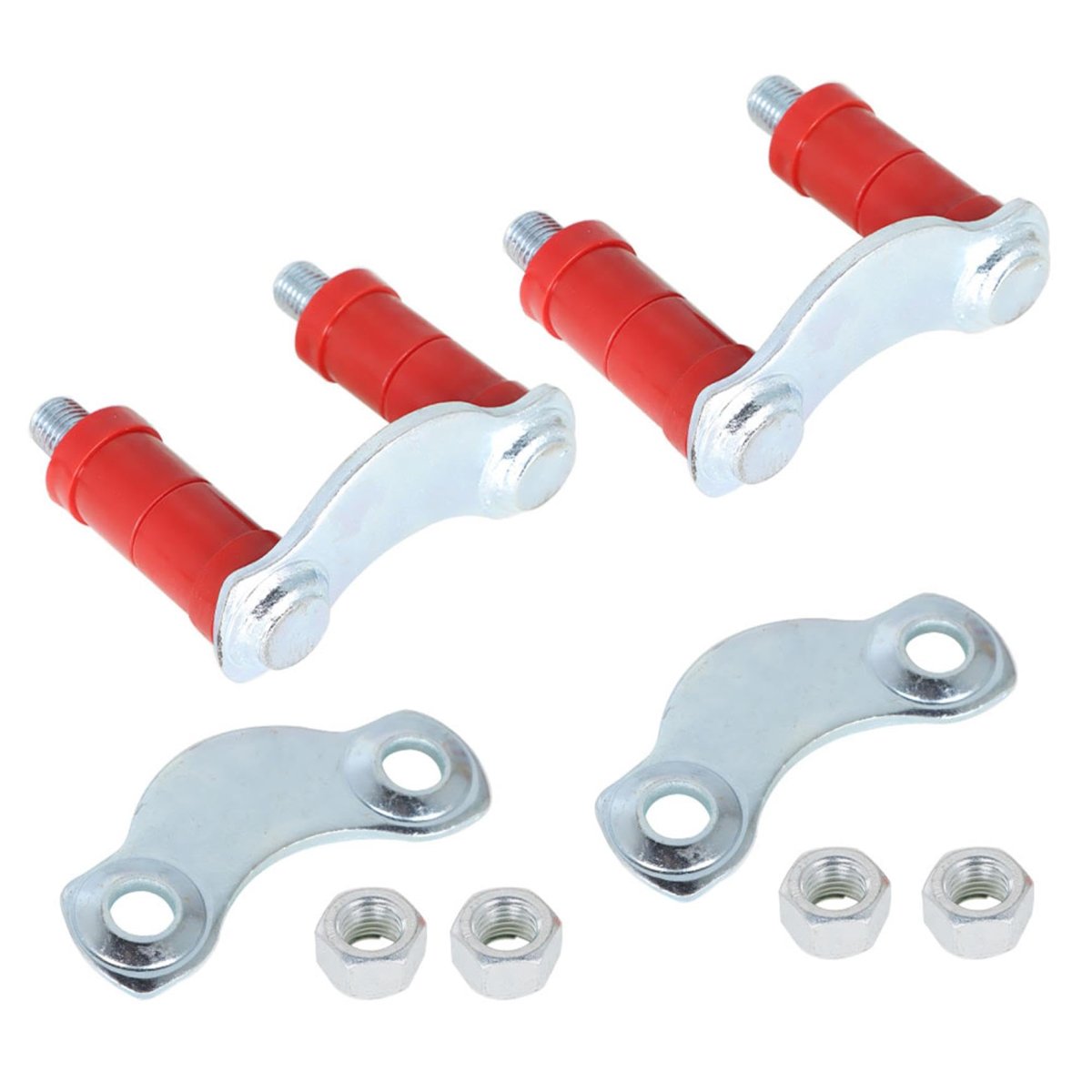 Rear Leaf Spring Polyurethane Shackle Kit For 1955 Chevy Belair One Fifty Series And Two Ten Replacement Cp55shk-rp