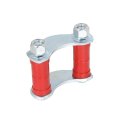 Rear Leaf Spring Polyurethane Shackle Kit For 1955 Chevy Belair One Fifty Series And Two Ten Replacement Cp55shk-rp
