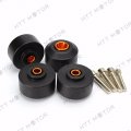 Httmt 219001- Slider Frame Front Rear Fork Wheel Crash Protector Compatible With Rc 125 200 390 Duke