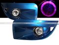 04 05 Subaru Impreza Wrx Sti Purple Halo Projector Replacement Fog Lights with Blue Covers 