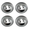 Brake Hold Down Spring Bottom Cup For Toyota Tacoma 1995 1996 1997 Hw1132 4 Pieces Black Standard Style 