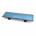 Uxcell 280mm Wide Angle Flat Panoramic Clip On Car Interior Rearview Mirror Blue Glass Replacement