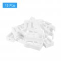 Uxcell 15pcs U-shaped Water Pipe Clamps Ppr Clips U Shaped Clip Fit For 32mm 1 26 Od Pipes 35mm Height White