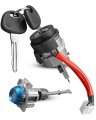 Ignition Switch W Door Lock Cylinder Set Replacement Fit For Hyundai 2017 2018 2019 2020 Replace 81905-f2000 81910-f0000 With 2 