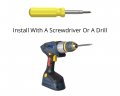 8 X 1 25 In Black Modified Truss Head Wood Screws Phosphate Coated Carbon Steel Phillips Drive Deep Thread Fasteners For And