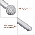 Uxcell Diamond Mounted Points 60 Grit 10 5mm Brazed Grinder Sphere Head 6mm Shank Grinding Rotary Bit Marble Stone Carving Tool