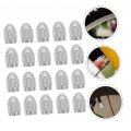 Wakauto 20 Pieces Mouth Cap Presta Valve Protectors Stems Automotive Wheels Cars Aluminum Alloy Tire Gas Nozzle Cap