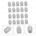 Wakauto 20 Pieces Mouth Cap Presta Valve Protectors Stems Automotive Wheels Cars Aluminum Alloy Tire Gas Nozzle Cap