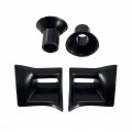 1983-1993 Mustang Convertible Latch Catches And Alignment Pin Guides 