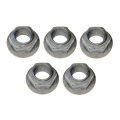 Spindle Nuts For Mercury Milan 2006 2007 2008 2009 2010 2011 5 Piece Set Alloy Steel 35mm Hex Fine Thread Replacement 