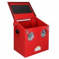 Motorhot 30 Gallon Bench Top Air Sandblasting Cabinet Sandblaster Abrasive Blast Large With Gun And 4 X Nozzles Compressor