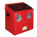 Motorhot 30 Gallon Bench Top Air Sandblasting Cabinet Sandblaster Abrasive Blast Large With Gun And 4 X Nozzles Compressor