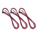3 Pcs 6ft 18 2 Twisted Cloth Covered Lamp Cord Vintage Fabric Electrical Wire With Plug Stripped Ends Ready For Extension 