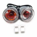 Httmt Front Turn Signal Light Indicator Clear Lenscompatible With 92-16 H-d Sportster Xl 883 1200