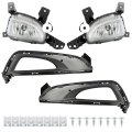 Pair Of Fog Lights Replacement For Tucson 2016 2017 2018 Right Left Side Driving Lamps Assembly Conhy848