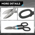 Heavy-duty Cutting Shears Scissor All-purpose Tin Snips Utility Cutter With Comfort Grip Industrial Gardening High Carbon Steel