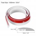 Uxcell Floor Transition Strip 3 3ft Self Adhesive Carpet Edging Trim 1 Meter Pvc For Height Less Than 5mm White
