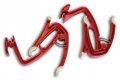 Zipwall Sc2-pk4 Side Clamp 8-pack Wall Mount Dust Barriers 8pack Cranberry 