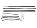 Inner Outer Beltline Weatherstrip Rubber Seal 1968-69 Fairlane Torino Comet 2-door Formal Roof C8oz-20934-65k 