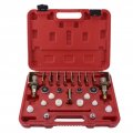 Fydun Air Conditioning Leak Test Kit Universal Aluminum Alloy 12 Pcs Plugs With 10 Pces Buckles Detector Detection Tools 