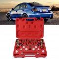 Fydun Air Conditioning Leak Test Kit Universal Aluminum Alloy 12 Pcs Plugs With 10 Pces Buckles Detector Detection Tools