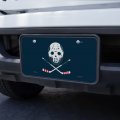 Graphics More Hockey Mask Skull Crossbones Stick Novelty Metal Vanity Tag License Plate