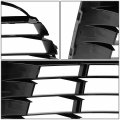 Vw1039131 Front Outer Fog Light Bezel Compatible With Vw Golf 2012-2013 Passenger Right Side Smooth Black